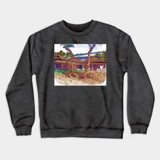 Large Modern Home Crewneck Sweatshirt